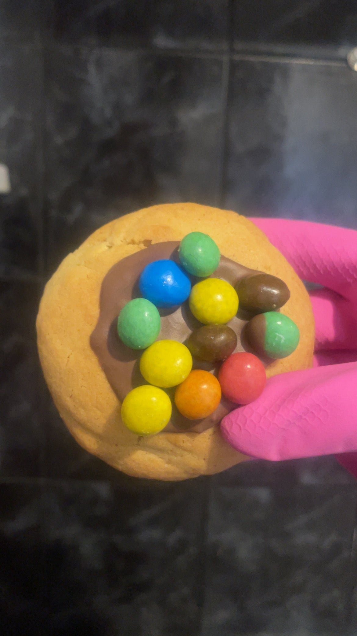 Crispy m&m cookie