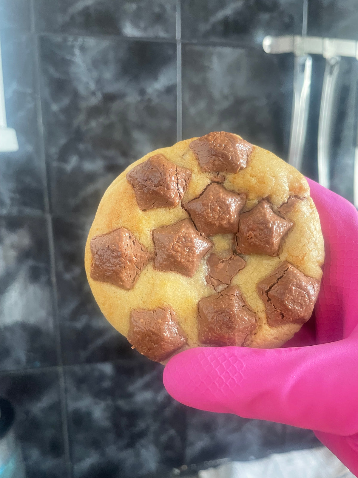 Milky star cookie