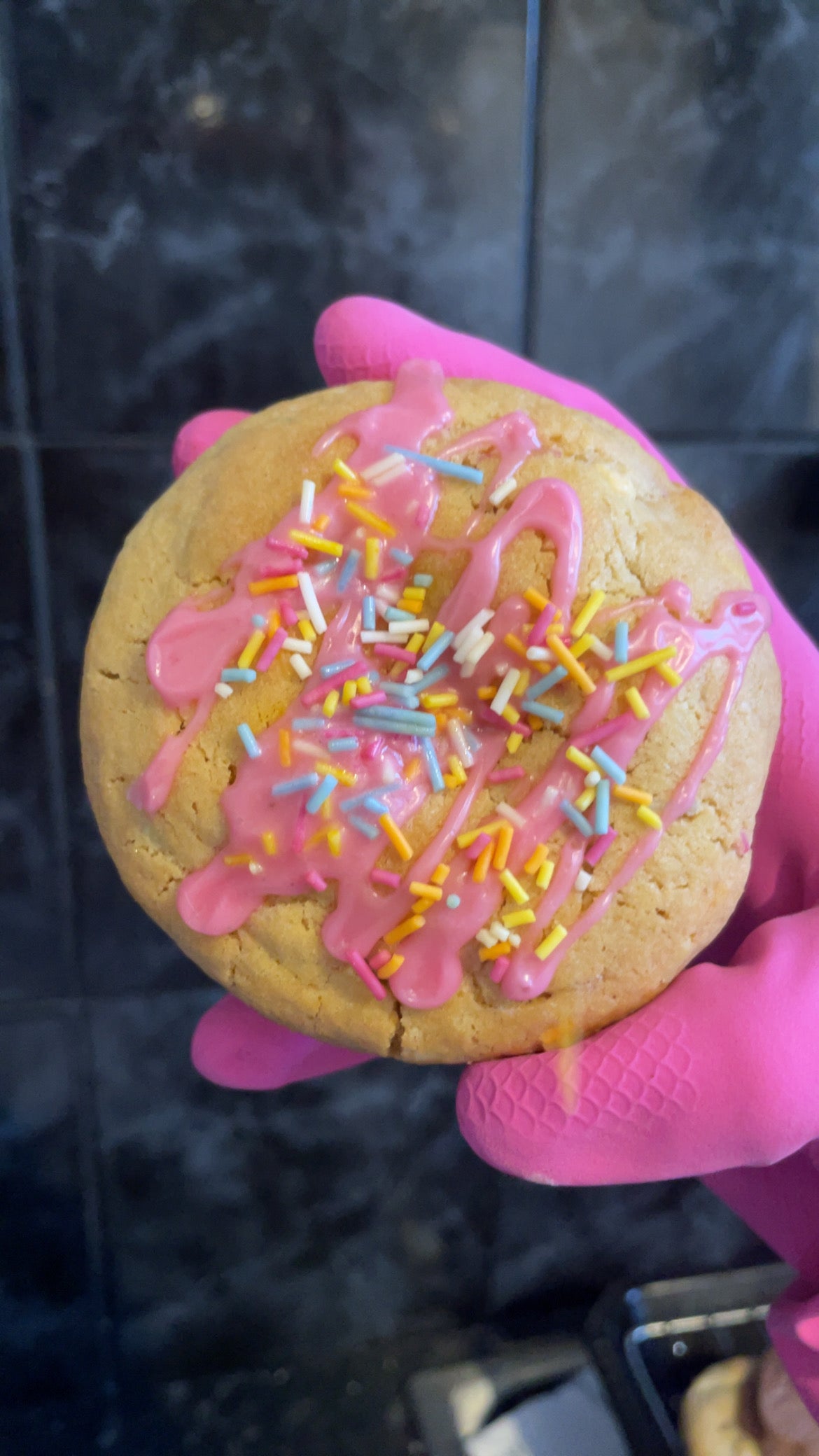 Birthday cake cookie